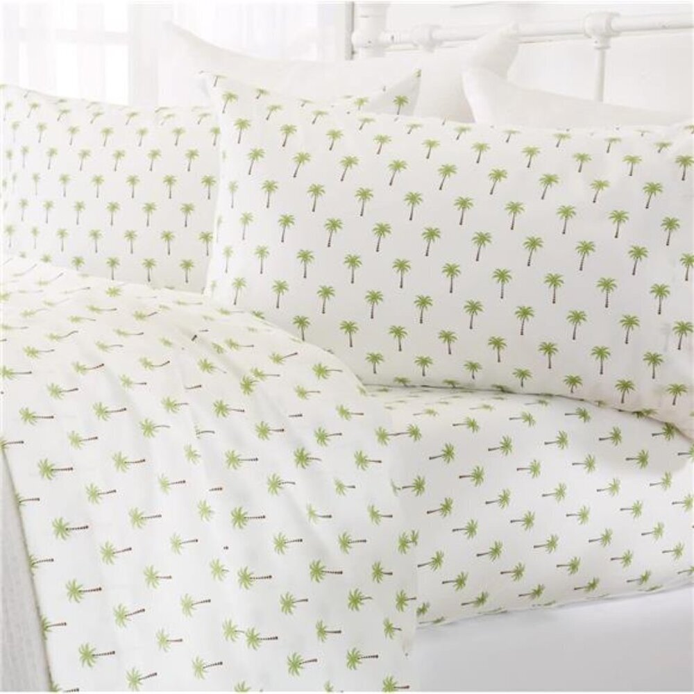 4-Piece Full Coastal Microfiber Sheet Set | Nautical-Printed, Ultra-Soft
